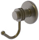 Mercury Robe Hook with Dotted Accents, Antique Brass