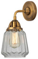 INNOVATIONS LIGHTING 288-1W-BB-G142 Chatham 1 Light 6 inch Sconce