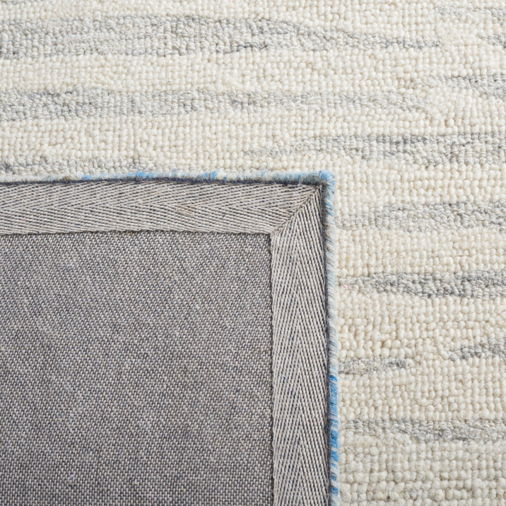 Safavieh Couture Abstract Collection ABT926 Area Rug, Ivory/Dark Blue, 2'3"x8'