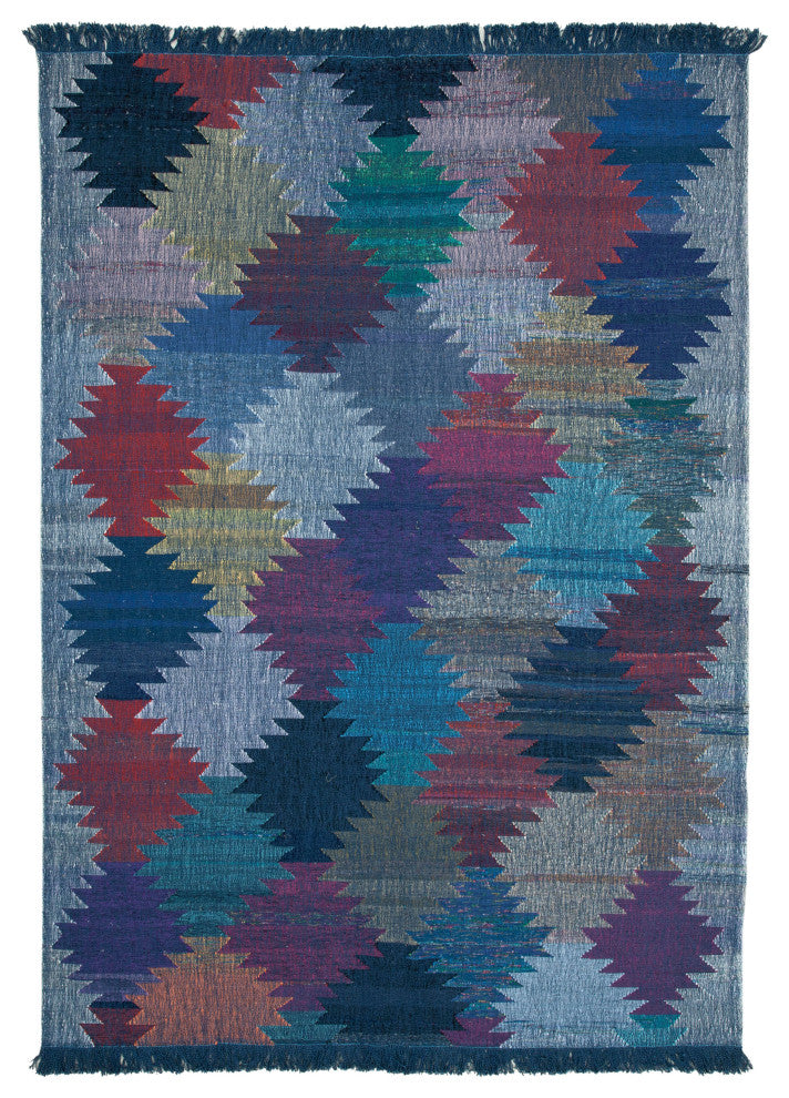Rug N Carpet - Hand-knotted Turkish 8' 2'' x 11' 7'' Unique Wool Kilim Rug