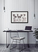 "Delicate Petals" Framed Painting Print