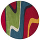 Bense Contemporary Area Rug, 7'9" Round