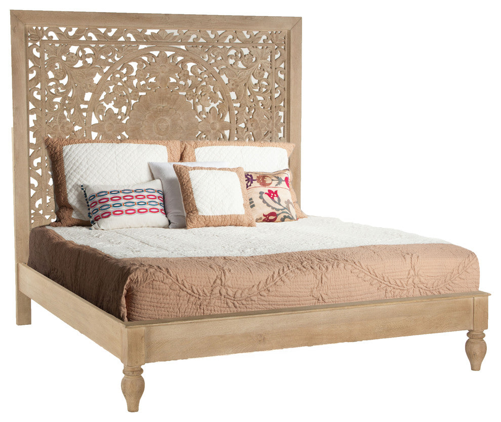 Haveli Mango Wood King Bed