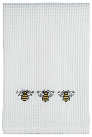 Bumblebee Trio Waffle Weave Towel