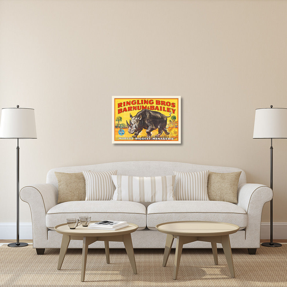"Circus 1940" Stretched Canvas Giclee by Hollywood Photo Archive, 36x25"