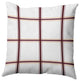 16" x 16" Geometric Decorative Throw Pillow, Pomegranate