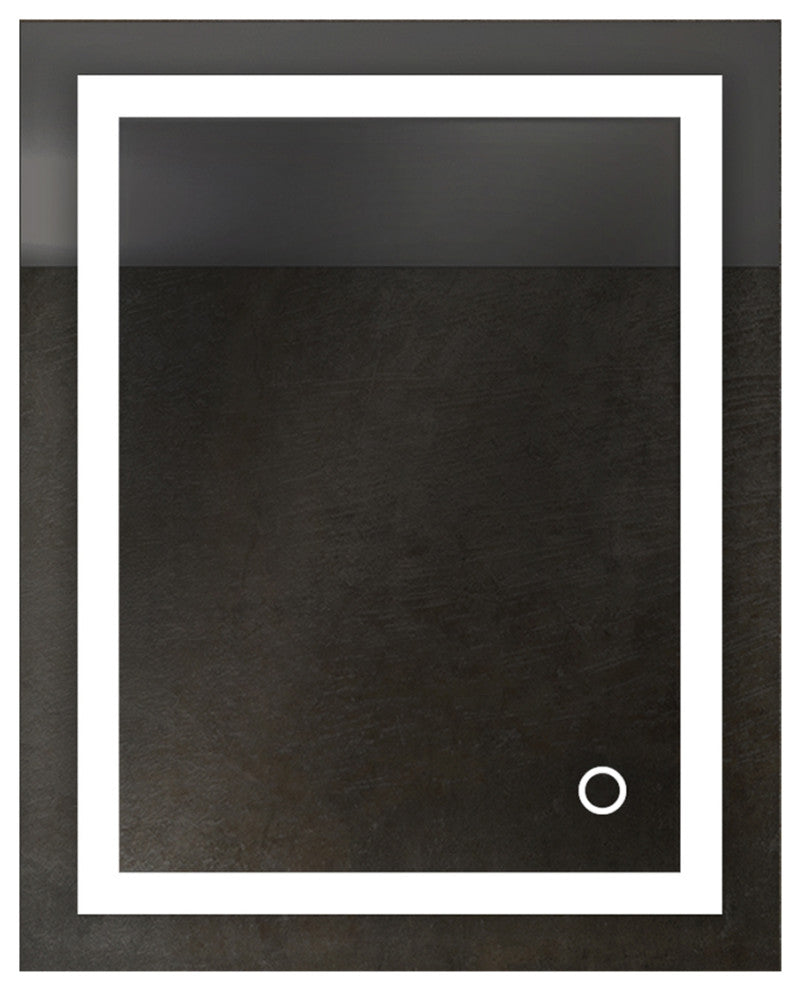 Fogless, Color Temperature Adjustable LED Mirror, 24"x30"