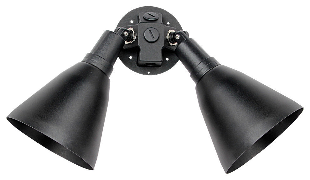 Maxim 92006 Spots 2 Light 13" Tall Outdoor Wall Sconce - Black