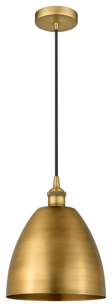 Innovations 616-1P-BB-MBD-9-BB-LED 1-Light Mini Pendant, Brushed Brass