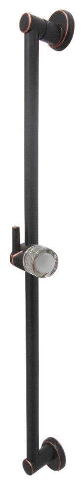 Kingston Brass 24" Shower Slide Bar With Pin Wall Hook, Naples Bronze