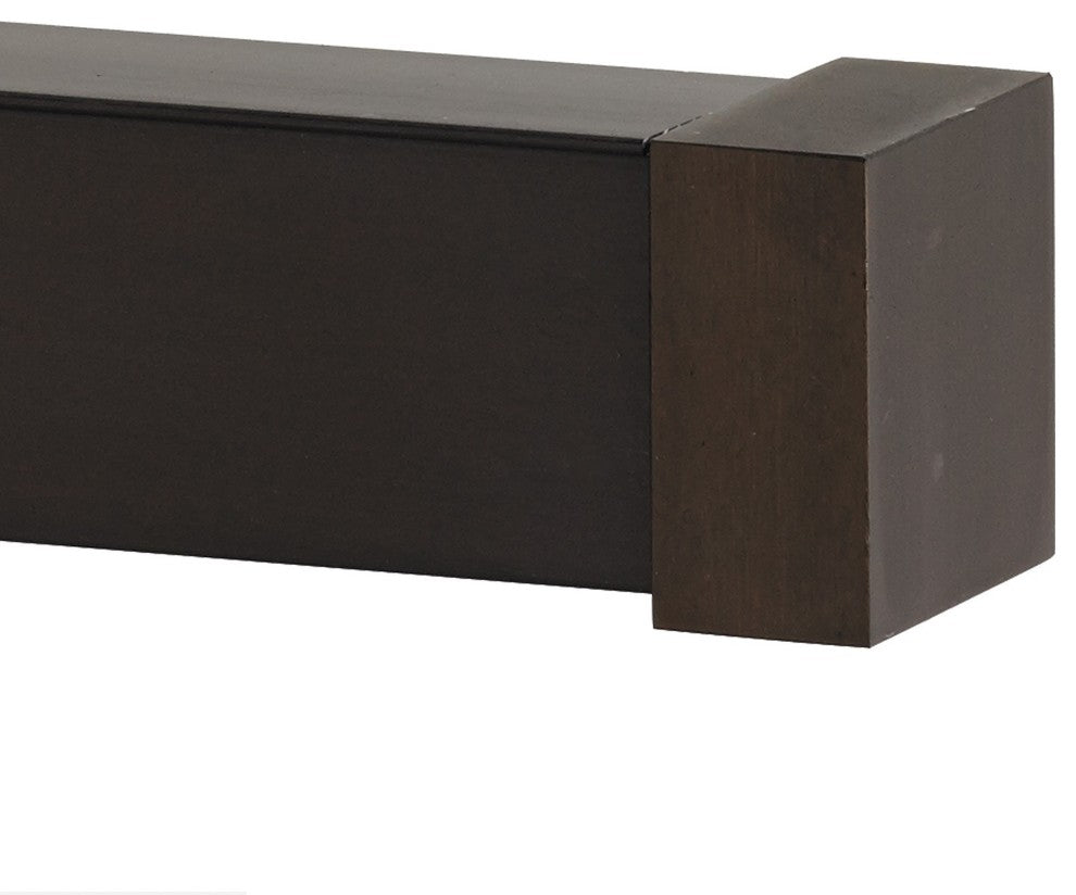 Nexgen Non-Telescoping Aluminum Traverse Rod With Endcap, Bronze, 120