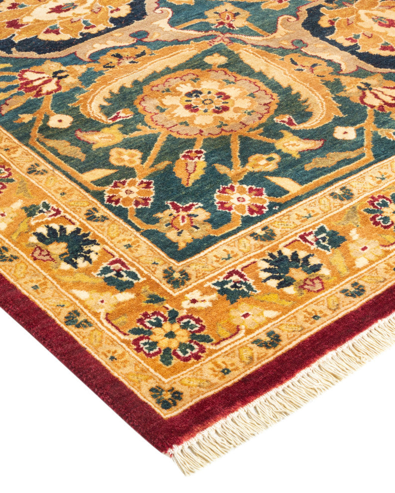 Mogul, One-of-a-Kind Hand-Knotted Area Rug, Red, 8' 1" x 10' 4"