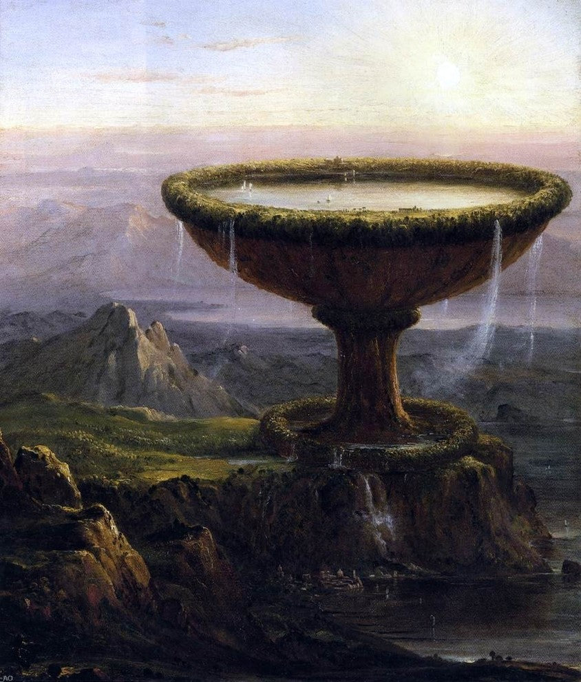 Thomas Cole The Titan-s Goblet, 20"x25" Wall Decal Print