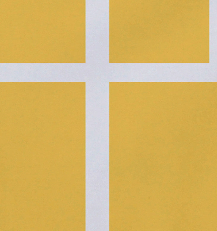 Geometric Decorative Placement, Lemon, Set of 4