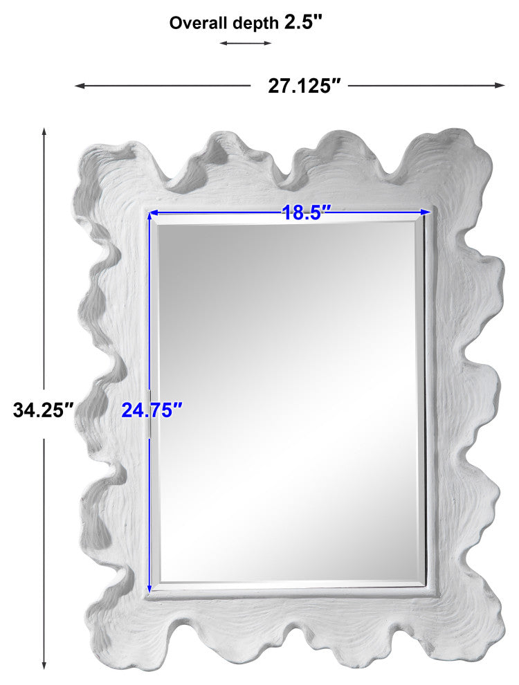 Uttermost Sea Coral Coastal Mirror