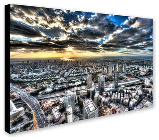 'Tel Aviv Israel - I' Canvas Art by David Ayash