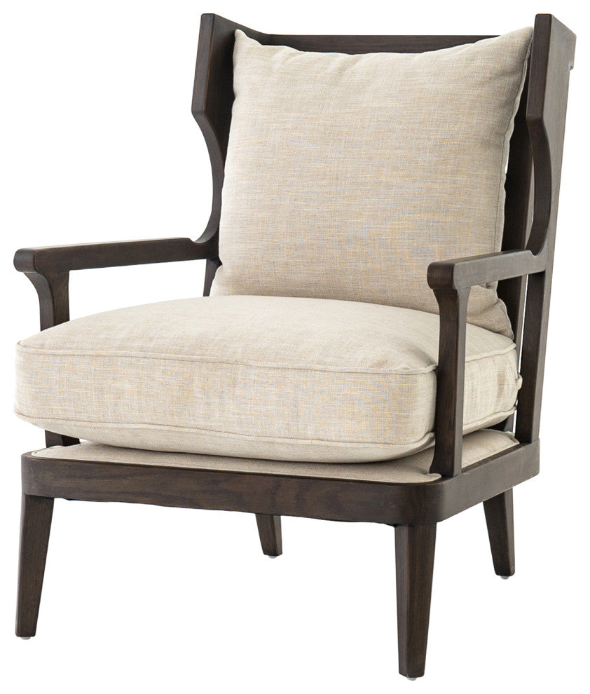 Four Hands Lennon Armchair, Cambric Ivory