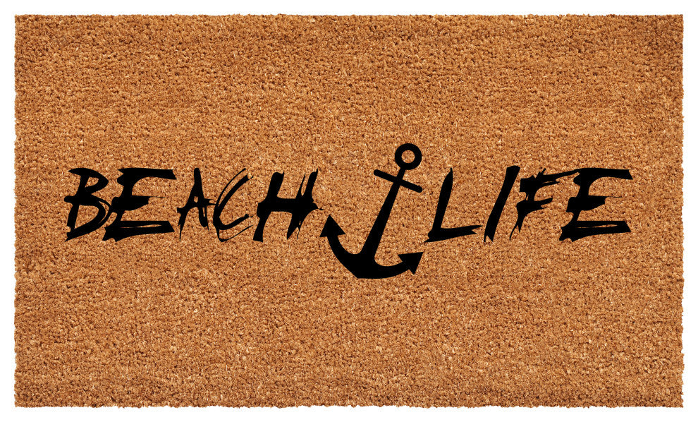 Calloway Mills Beach Life Anchor Doormat, 24" X 36"