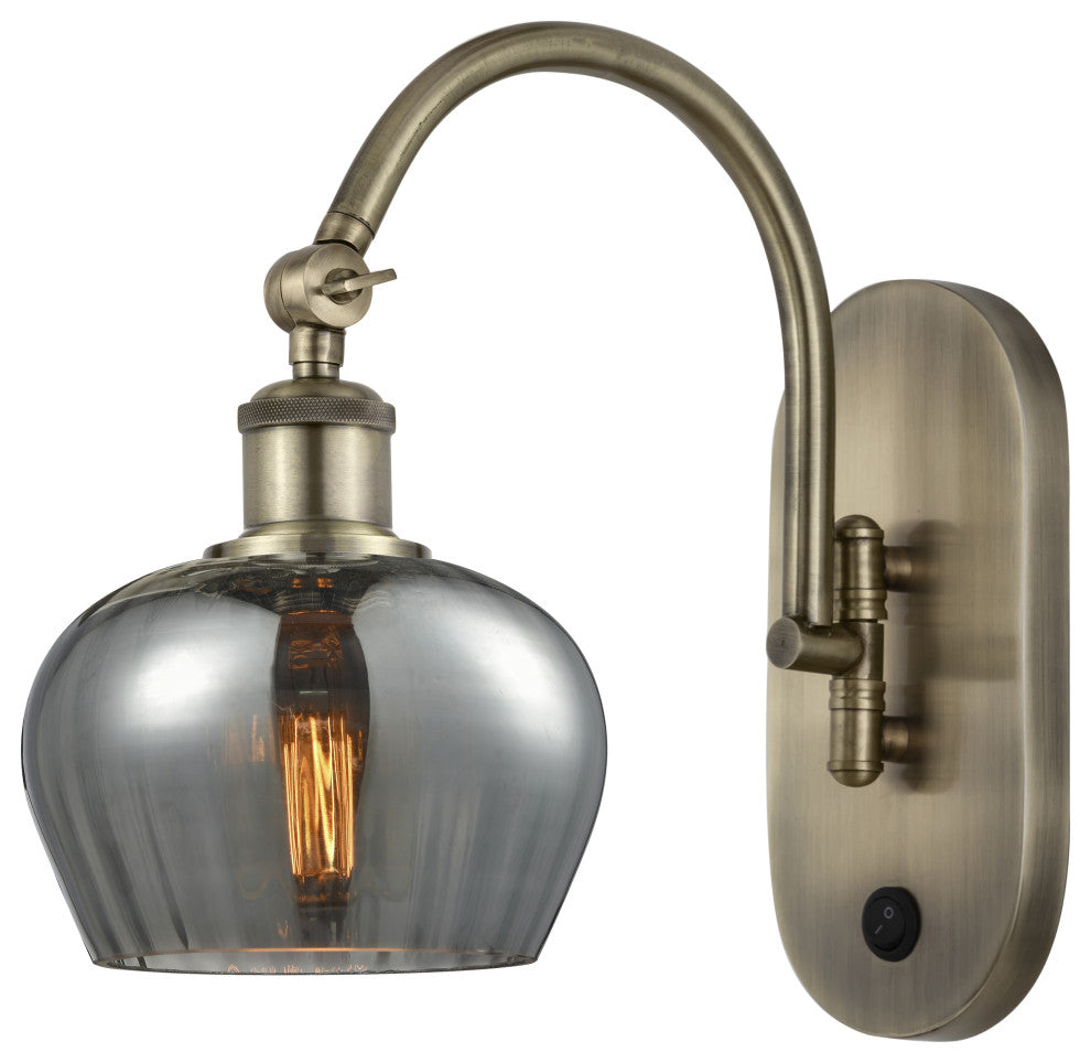 Innovations 518-1W-AB-G93 1-Light Sconce, Antique Brass