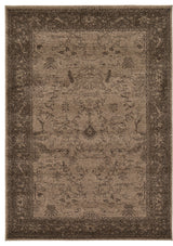 Rug Unique Loom La Jolla Light Brown Rectangular 4' 0 x 6' 0