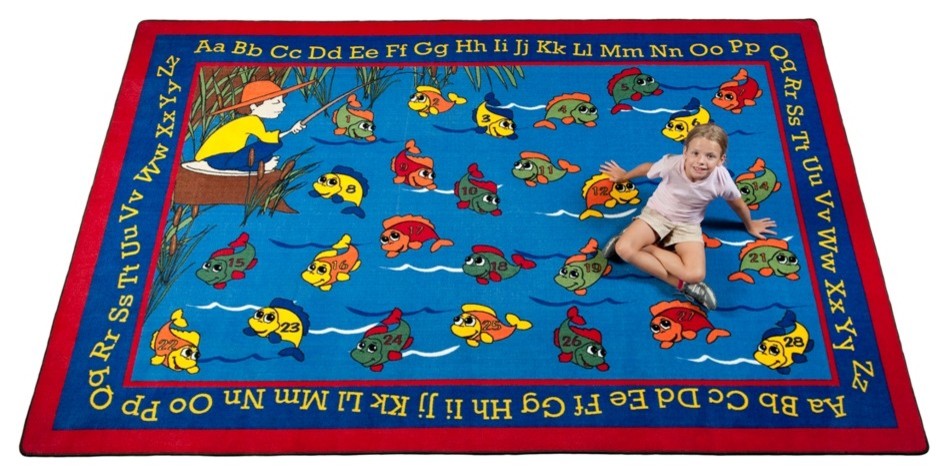 Lazy River Fish Rug