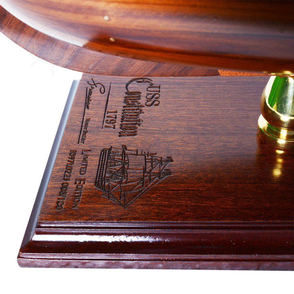 USS Constitution Limited Edition Full Crooked Sails Only 100 Units