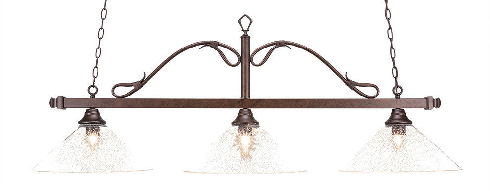 Scroll 3 Light Bar, Bronze