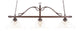 Scroll 3 Light Bar, Bronze