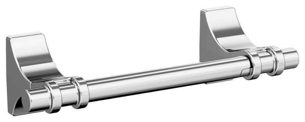 Amerock Davenport Transitional Pivoting Double Post Toilet Paper Holder, Chrome
