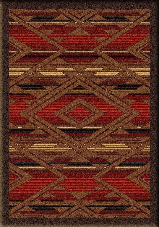Spirit of Santa Fe Rug, Red, 3'x4', Scatter