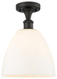 Innovations Lighting 516-1C-OB-GBD-91-LED 1 Light 9" Semi-Flush Mount