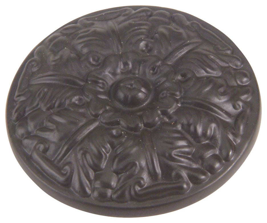 Atlas Homewares Small Round Hammered Knob, Aged Bronze