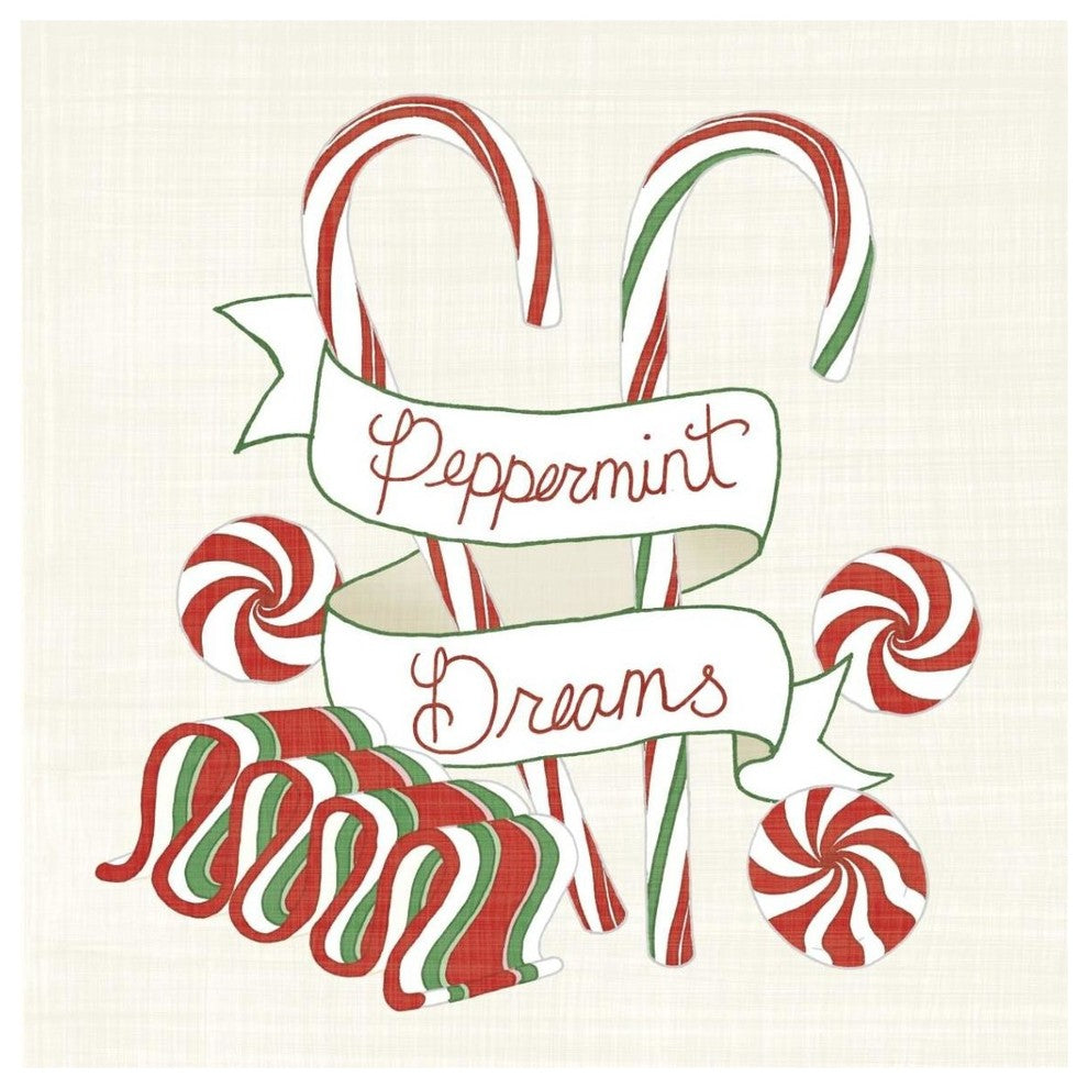 "Seasons Sweetings I" Digital Paper Print by Elyse DeNeige, 38"x38"