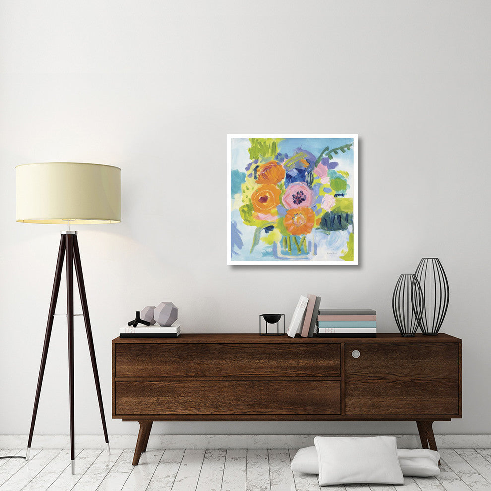 "Summer Bouquet" Digital Paper Print by Farida Zaman, 32"x32"