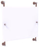 Carolina Crystal Landscape Frameless Rail Mounted Mirror, Antique Copper