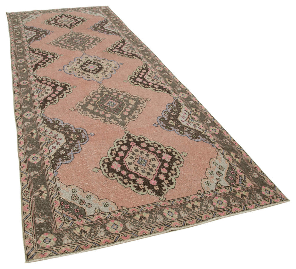 Rug N Carpet - Handmade Oriental 4' 9" x 12' 10" One-of-a-Kind Runner Rug