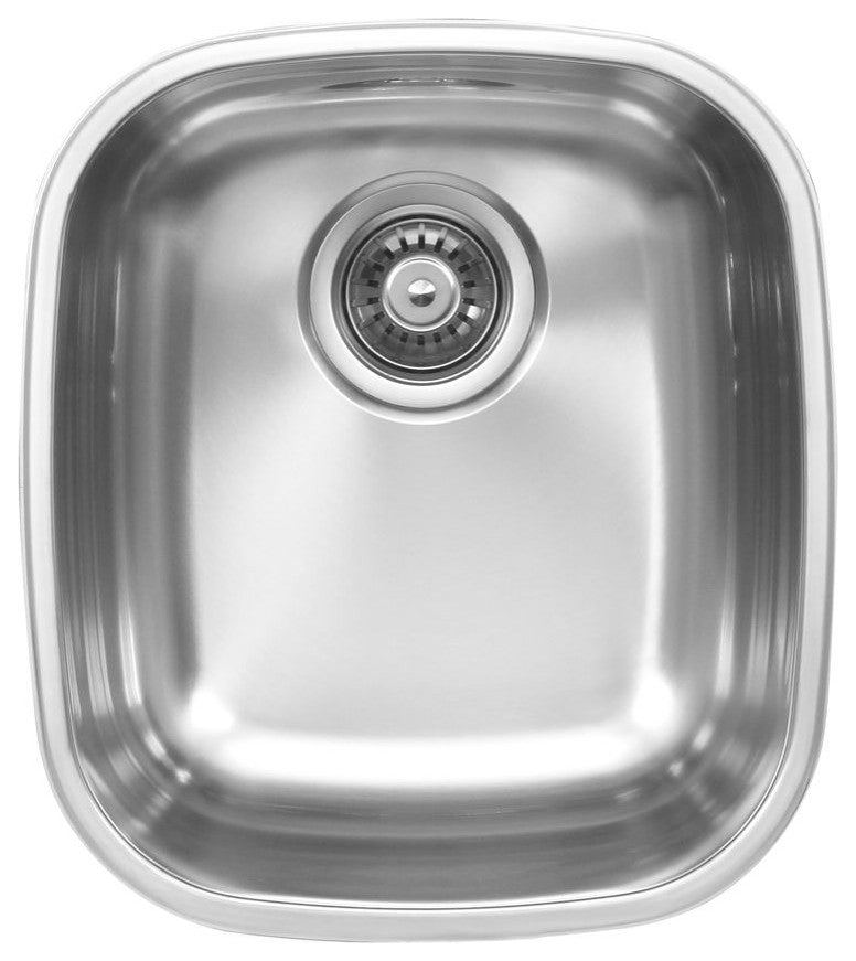 Italia Kitchen Series 13.5" Dual Mount Stainless Steel Bar/Prep Sink