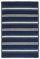 Colonial Mills Salisbury LY29 Navy Contemporary Area Rug, Square 8'x8'