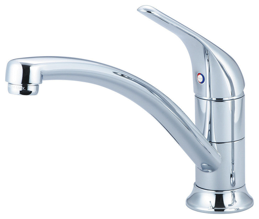 Single Handle Kitchen Faucet, Polished Chrome