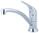 Single Handle Kitchen Faucet, Polished Chrome