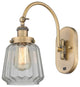 Innovations 918-1W-BB-G142-LED 1-Light Sconce, Brushed Brass