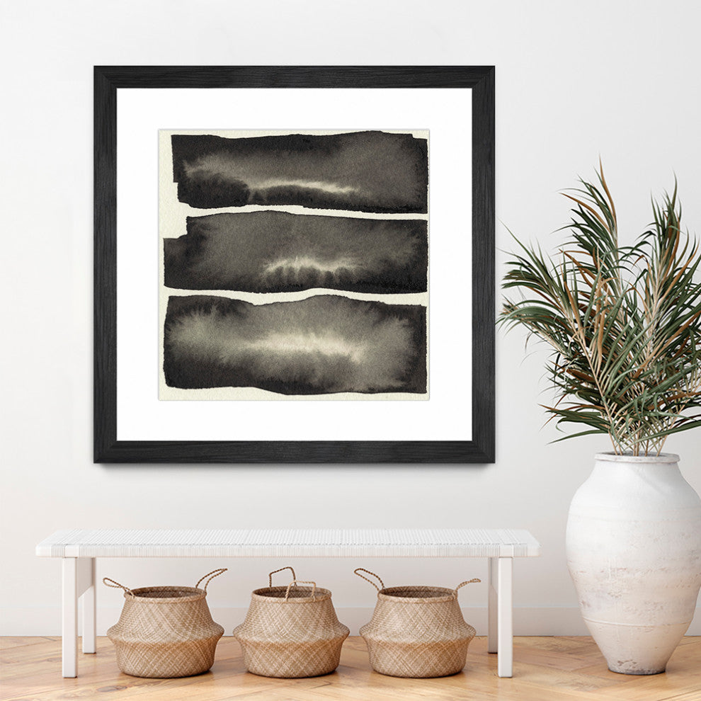 "Diverge I" Matted and Framed, 36" X 36"