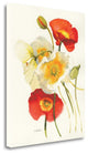 "Red And White Icelands II" By Shirley Novak, Giclee on Gallery Wrap Canvas