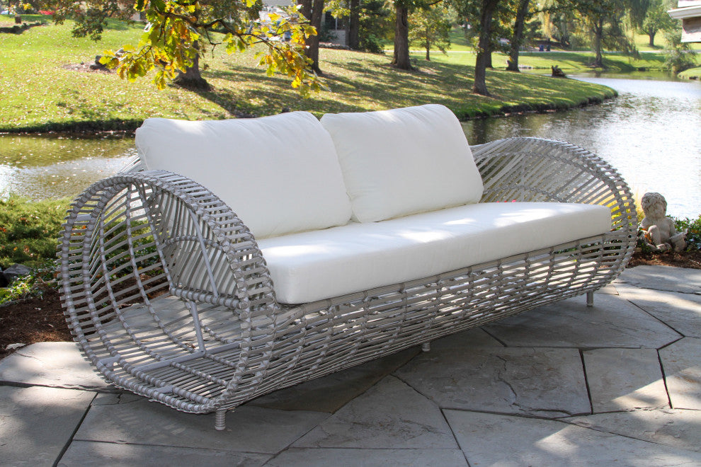 4-Piece Grey Lava Conversation Set