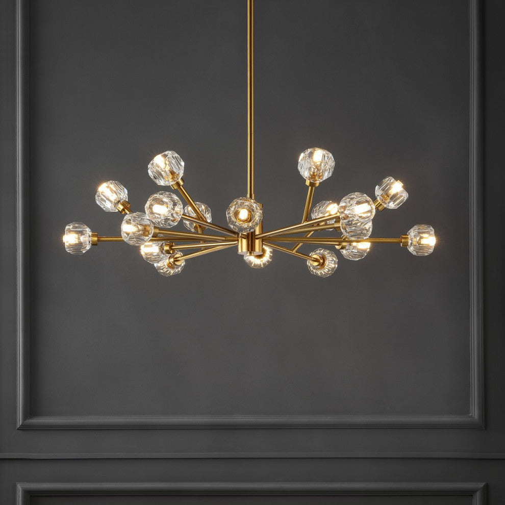 Safavieh Couture Breyer Crstal Chandelier Gold