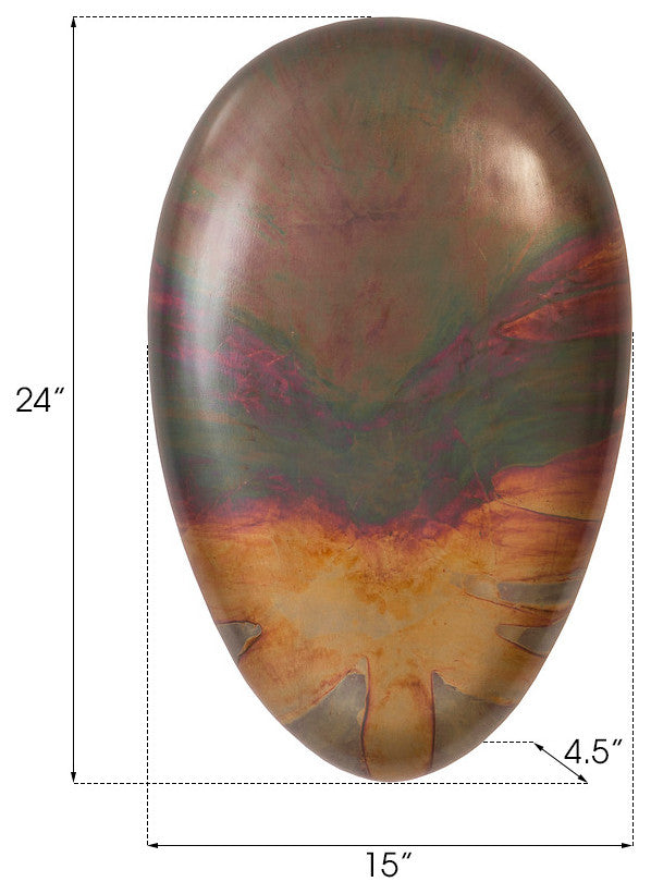 Patina Wall Stone, Oval, Large