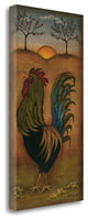 "Rooster" By Kim Lewis, Giclee Print on Gallery Wrap Canvas, Ready to Hang