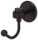 Satellite Orbit One Robe Hook With Groovy Accents, Antique Bronze