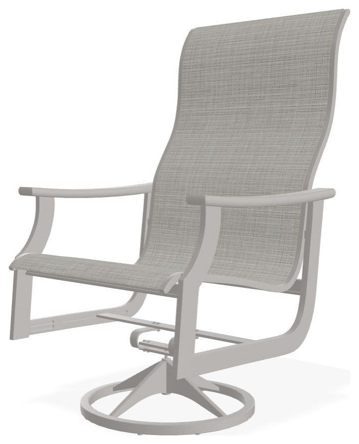 St. Catherine Sling Outdoor Supreme Swivel Rocker, Deacon/Warm Gray