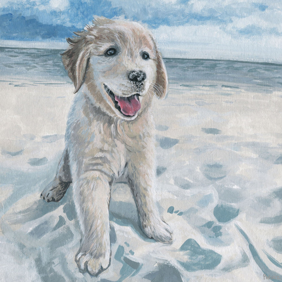 "Dog Haven" Painting Print on Wrapped Canvas, 48"x48"